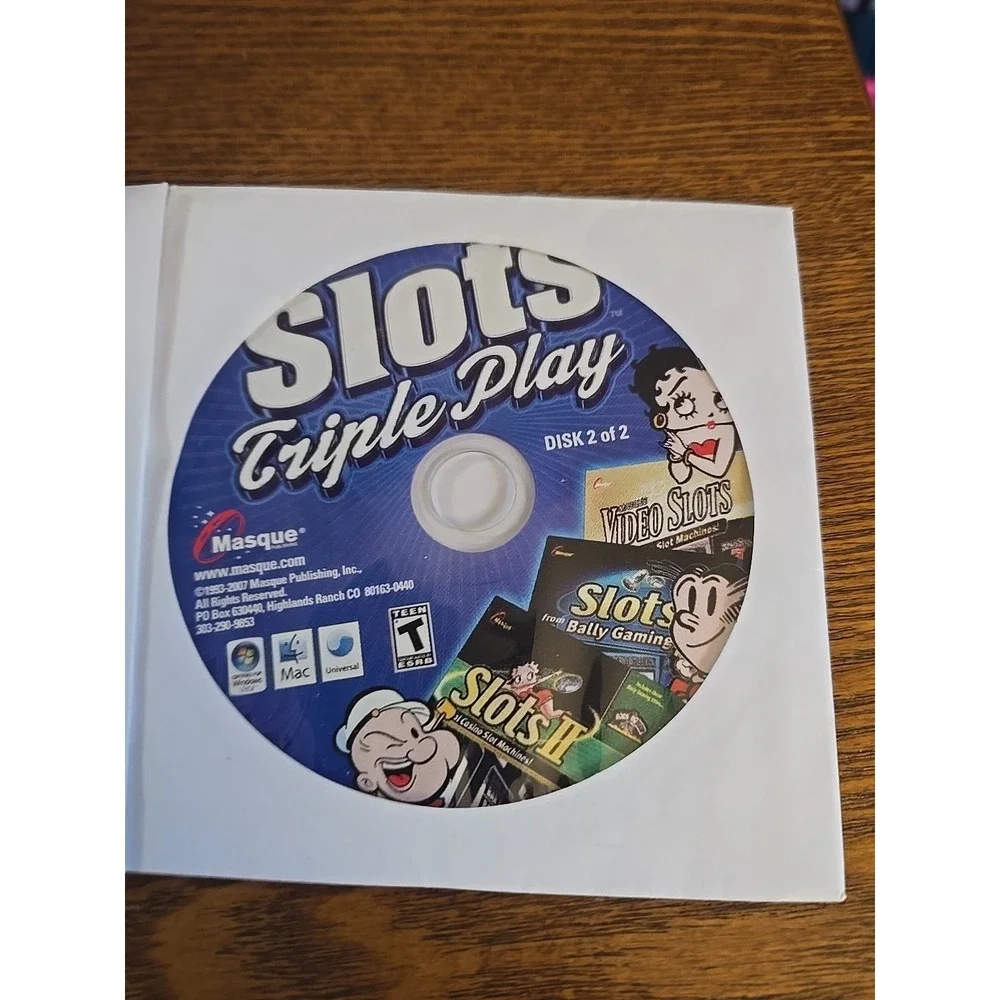 Slots Triple Play (Windows/Mac, 2007) BRAND NEW OTHER VGC S115